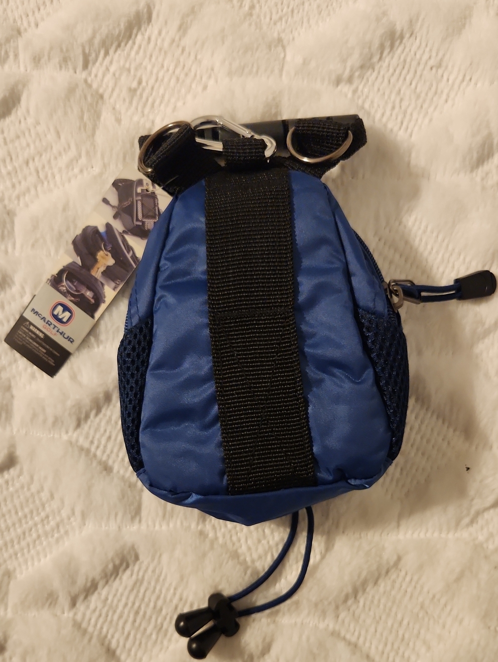 Mini Backpack Bag - Navy Blue - Picture 2 of 6
